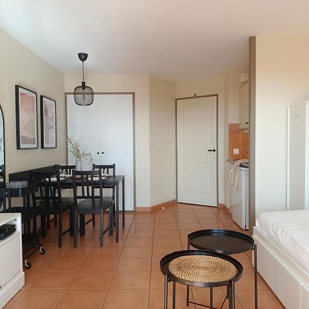 T1 Bis Avec Piscine Vue Golf Et Montagnes Apartment Arcangues Bagian luar foto