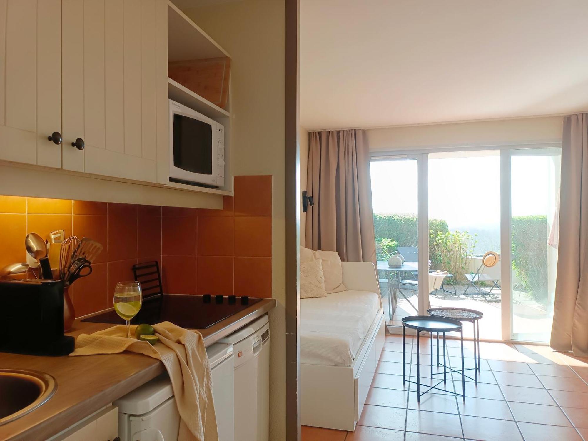 T1 Bis Avec Piscine Vue Golf Et Montagnes Apartment Arcangues Bagian luar foto
